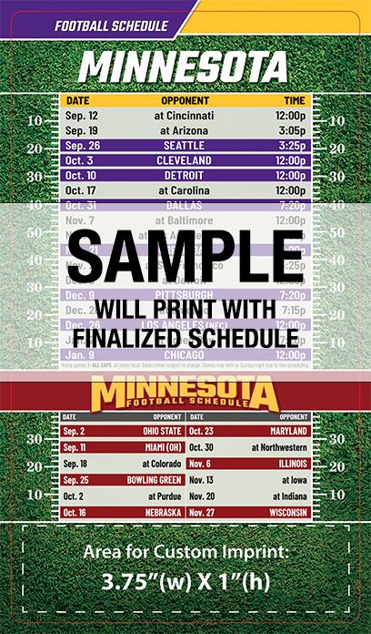 Full Magnet Football Schedules | Real Estate